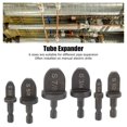 thumbnail image 3 of 6pcs Tube Expander Bearing Steel Hex Handle Air Conditioner Copper Pipe Stamping Tool Set Multifunction Copper Pipe Tornado Tool -T-Audace, 3 of 5