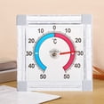 thumbnail image 3 of Hariumiu Window Thermometer Waterproof Adhesive Indoor Outdoor Temperature Gauge High Accuracy Square Plastic Digital Thermometer, 3 of 7