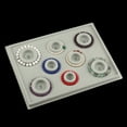 thumbnail image 1 of IFANLANDOR 2Pcs Durable Plastic Bead Board Tray Grey for Jewelry Design Use with Necklace Bracelet Measurement, 1 of 8
