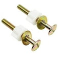 2 Pack Universal Toilet Seat Bolts Screws Set Heavy Duty Toilet Seat