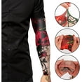 thumbnail image 2 of 15PCS Temporary Tattoo Arm Sleeves, UPF 50 UV Sun Protection Arm Sleeves Unisex Stretchable Cosplay Accessories, 2 of 7