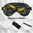 thumbnail image 4 of PAYOHTO Boy Truck Yellow Car Soft Sleep Mask Comfort Pure Silk Eye Cover for Travel Office Camping, 4 of 7
