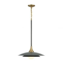 46441-034-Eurofase Lighting-Welsh - 10W 1 LED Pendant In Modern Style-27.5 Inches Tall and 18 Inches Wide-Gray/Black Finish