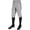 Grey/Black, variant on Champro Youth Triple Crown 2.0 Pinstripe Knicker Baseball Pant White/Scarlet L