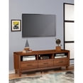 thumbnail image 3 of Origins by Alpine Trinidad Wood TV Console in Toffee (Brown), 3 of 9