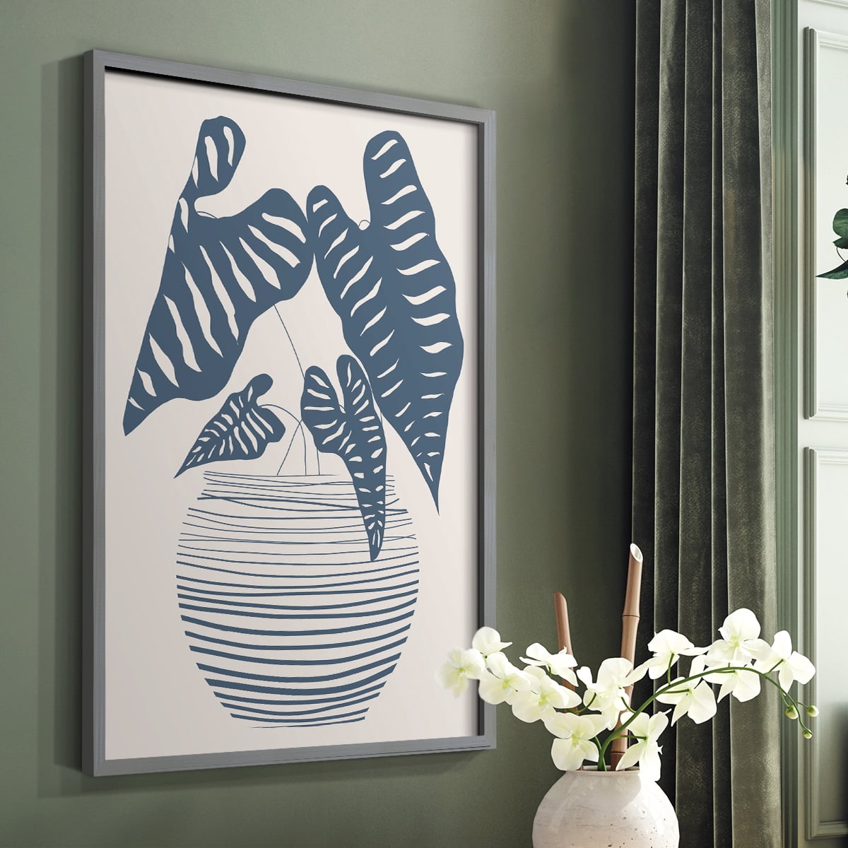Wired in Monochrome I Framed Print - Solid Wood in Single Picture Frame Solid Wood 2 Framed Print