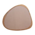 thumbnail image 4 of Solid Wood Mirror 45 Inch, Asymmetrical Wall Mirror, Mid-Century Wooden Framed Mirror, Large Sized Dressing Mirror for Living Room, Bedroom, Bathroom, Hallway and Entry Way, 4 of 7