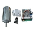 thumbnail image 1 of Air cooled 0.2kw CNC spindle Motor/ Motor Kit 200W Spindle Motor + Power Supply speed governor For Engraving ,Wide Use, 1 of 7