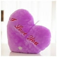 thumbnail image 4 of Tgbvmt Valentine Day Heart LED Pillow Soft Plush Cushion Color Changing Light Decorative Throw Pillow For Bed Sofa Office Kids Gift Romantic Home Lighting Decor Battery Powered, 4 of 4