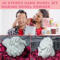 thumbnail image 3 of DIY Holding Hands Casting Powder DIY Hand Casting Kit Hand Kit Gift Plaster, 3 of 8