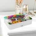 thumbnail image 6 of Vehicle Portable PU Leather Jewelry Organizer Display Case with Removable Compartment, Earring Holder, and Jewelry Stand, 6 of 6