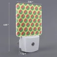 thumbnail image 2 of Goofa Summer Watermelon Night Light, Plug-in, Dusk to Dawn Sensor, Warm White, Ambient Lighting, Ideal Kids Adults Nightlight-US, 2 of 9