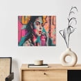 thumbnail image 6 of Naloa Vibrant Street Art Portrait Print Canvas Bathroom Wall Art,Bathroom Wall Art Decoration, Canvas Poster Prints,Decorative Paintings for Living Room, Bathroom, Kids Room, 6 of 6
