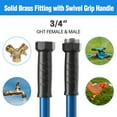 thumbnail image 4 of Gardguard Garden Hose 25ft x 5/8" Heavy Duty, Lightweight Not for Drinking Water, Include Nozzle, 4 of 6