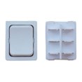 thumbnail image 2 of Valterra Push Button Switch DG436VP Diamond Group; For Slide-Outs Generators/Battery Disconnects; Momentary Switch; Dual Pole Dual Throw; 3 Amp/125 Volt AC; White; 1 Per Card, 2 of 4