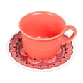 thumbnail image 2 of 4 Tazas Y Platos De Cerámica 200 Ml Decorada Mandala Vermelho, 2 of 4