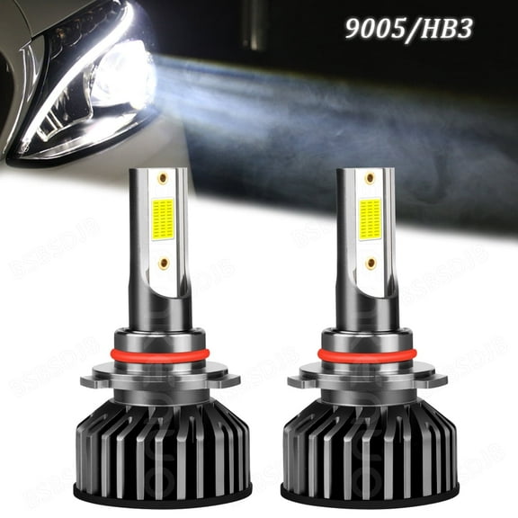 For Dodge Charger 2015-2022 9005/HB3 LED Headlight Bulbs High/Low Beam Kit 6000K White