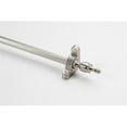 thumbnail image 1 of Zoroufy 01404-03416 72 in. Heritage Solid Stair Rod Set Regular Brackets Crown Finial in Satin Nickel, 1 of 1