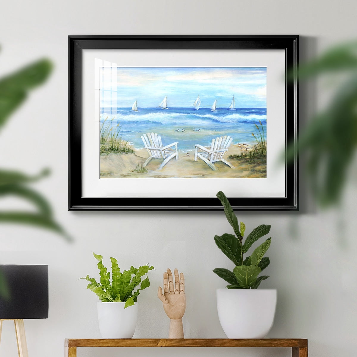 Seaside Escape Premium Framed Print - Ready to Hang