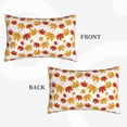 thumbnail image 2 of Naloa Maple Leaf Pillowcase, Throw Pillowcase, Wrinkle-Free, Stain-Resistant with Hidden Zipper for Bedroom Sofa-20"x30", 2 of 6