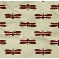 thumbnail image 4 of oneOone Cotton Poplin Twill Light Yellow Fabric Insect Block Craft Projects Decor Fabric Printed By The Yard 56 Inch Wide, 4 of 4