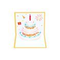 thumbnail image 1 of Tarjeta Emergente Tarjeta de cumpleaños Jump Out Tarjeta de felicitación 3D creativa para todas las ocasiones (Oro) Ndcxsfigh Libre de BPA, 1 of 8
