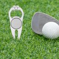 thumbnail image 1 of Nestingho Herramienta Portátil Para Reparar Césped De Golf Con Superficie Lisa Plateada, 1 of 8