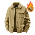 thumbnail image 6 of Men's Winter Warm Padded And Thickened With Pockets Casual Style Lapel Coat Jacket, 6 of 7
