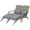 Gray, variant on Spaco Wicker Adirondack Chair for 2 with Cushions & Footrests, PE Rattan Double Chaise Lounge Chair, Fire Pit Chair with High-Back and Wide Armrests for Outdoor as Backyard, Lawn, Garden, Gray