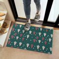 thumbnail image 2 of Dark Green Christmas Tree Pattern Door Rugs,Washable Non Slip Door Mats Indoor,Decorative Door Mats,Entry Mat Indoor for Entrance,Bedroom,Kitchen,Bathroom,16"x24", 2 of 6