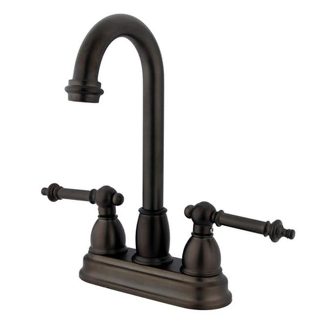 Kingston Brass KB3495TL Robinet de Bar à Deux Poignées de 4 Po