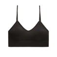 thumbnail image 2 of YYV Strapped Yoga Tank Sports Bra Solid Color Quick-Dry Breathable Removable Pads Racerback Support Comfortable Fit For Gym Pilates Running And Everyday Activewear, 2 of 6