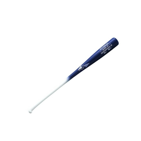 BamBooBat by Pinnacle Sports Equipment INC. Adult Maple/Bamboo Hybrid Baseball Bat White Handle/Navy Barrel 243 End Loaded 33