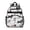Scribble Dogs, variant on Red Dog Art Footprint Backpack for School,Cute School Bag,Schoolbag with Adjustable Shoulder Straps & Padded Back,15.25"x11.5"x5.25"