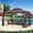 Brown, variant on Canddidliike UV Block Double Roof Sun Shade 13'x10' Outdoor Waterproof Metal Frame Gazebo - Gray