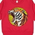 thumbnail image 3 of Inktastic Roaring Tiger Design Toddler Sweatshirt, 3 of 4