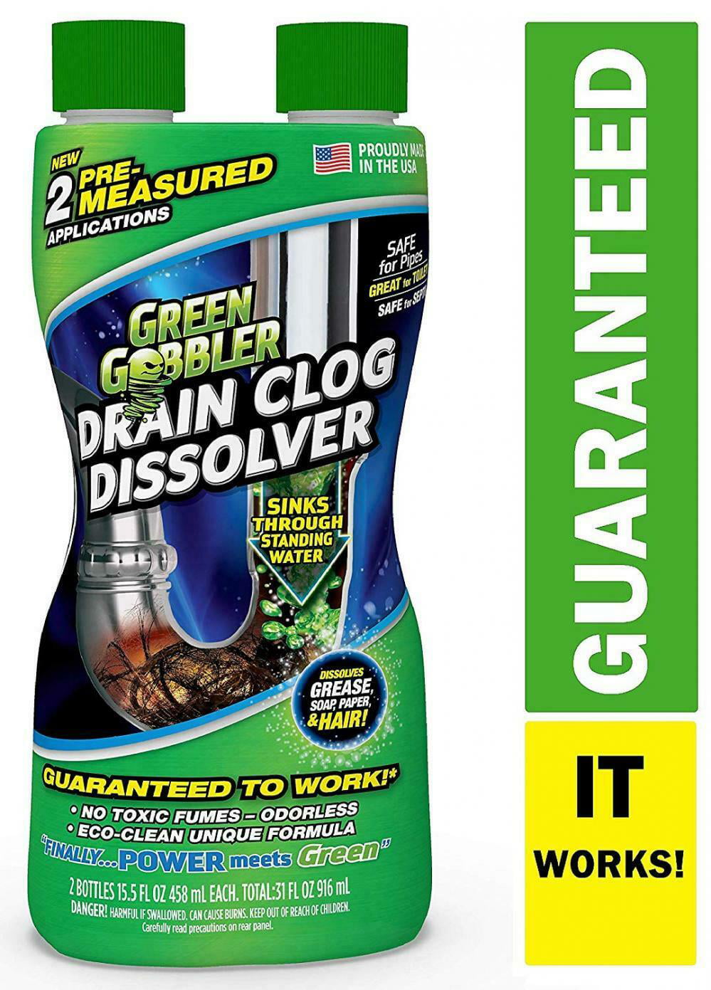 Green Gobbler Ggdis2ch32 Dissolve, How To Dissolve Hair In Bathtub Drain