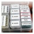 thumbnail image 4 of Tze Standard Adhesive Laminated Labeling Tape, 1.4" X 26.2 Ft, Black On White | Bundle of 5 Each, 4 of 6