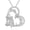 D-Filigree, variant on Book Necklace for Women, 925 Sterling Silver Heart Books Pendant Cat Necklace, Birthday Christmas Graduation Books jewelry Gift for Nerd Book Lover Reading Clubs