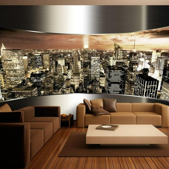 Tiptophomedecor New York Wallpaper Wall Mural - Panorama Of New York City