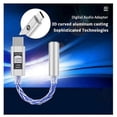 thumbnail image 5 of JCALLY JM6 Pro Type-C to 3.5mm CX31993 Digital Audio Portable Decoding Amp Hifi DAC Mobile Headset USB JM11 Red, 5 of 5