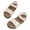 White, variant on LYHaoo Girls Sandals Summer Girls' Large Sized Casual Printed Fresh Heart Shaped Pattern Flat Sandals Durable And Trendy Shoes Sizes 9 Little Kid(3-3.5 Years)