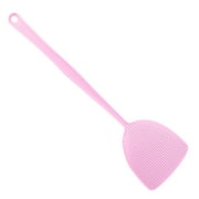 Fridja 1 Pc-Pink Premium Fly Swatters With Hook,17.5-Inch Extra Long Fly Swatter with Wide Grid Hole Design,Lightweight Flexible Flyswatter For Indoor & Outdoor Use