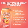 thumbnail image 3 of Clean Simple Eats Clear Protein Water Peach Mango Crème, 8 Pack, 12 fl oz Cans, 3 of 8
