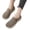 Coffee, variant on CAIXAI Orthopedic Dress Shoes for Women Arch Support Womens on Sneakers Comfortable -On Walking Shoes for Women Mesh Knitted Woven Platform Mary Janes Hands-Free Soft Shoes