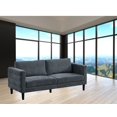 thumbnail image 3 of CANAPÉ BRAYDEN K-LIVING EN TISSU GRIS ANTHRACITE, 3 of 6