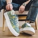 thumbnail image 4 of Zapatos vulcanizados para hombre, zapatillas de plataforma blanca a la moda, zapatos de monopatín para jóvenes y estudiantes, zapatillas informales de lona transpirables, nuevos, 4 of 4