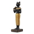 thumbnail image 2 of Ebros Egyptian Classical Deities Miniature Figurine Gods Of Egypt Dollhouse Miniature Statue Legends Of Ancient Egypt Educational Sculpture Collectible (Bastet Goddess Of The Home Human Form), 2 of 4