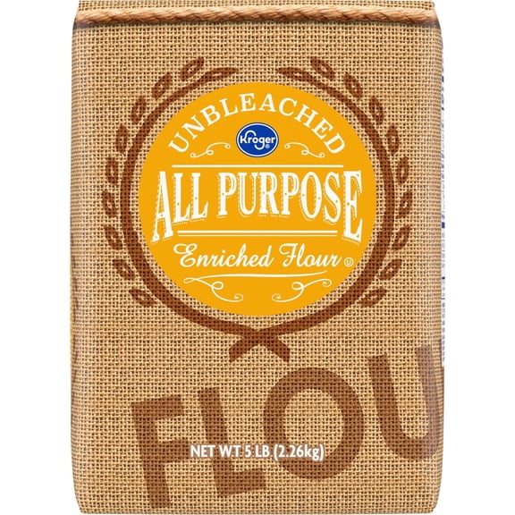 Kroger Unbleached Enriched All Purpose Flour 5 lb - Pack of 1