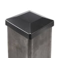 thumbnail image 2 of Plum Fittings 6" x 6" Square Black Post Cap for Aluminum Fence Posts | Black Post Cap (Single Cap), 2 of 5